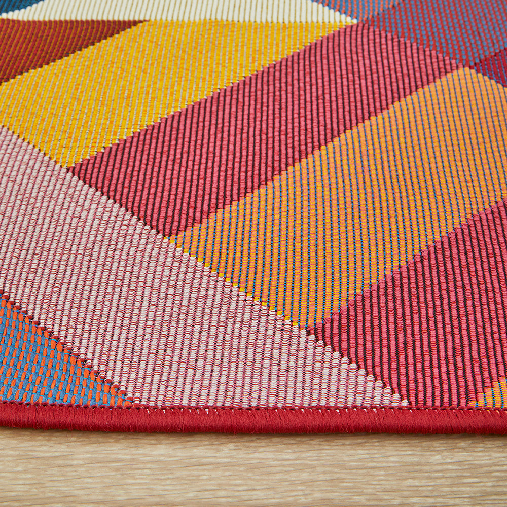 Vista Geo Multi Colour : Runner Rug