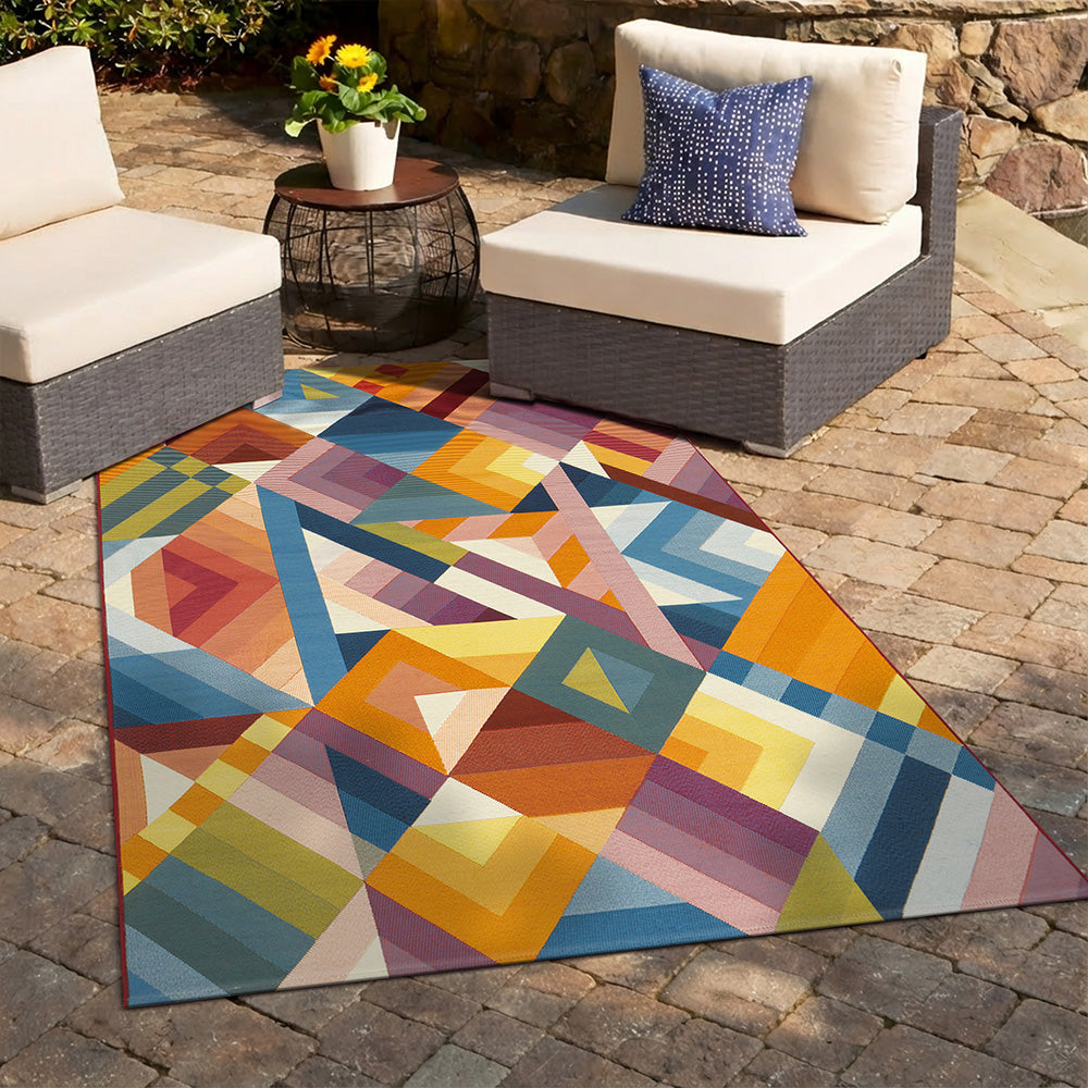 Vista Geo Multi Colour Rug