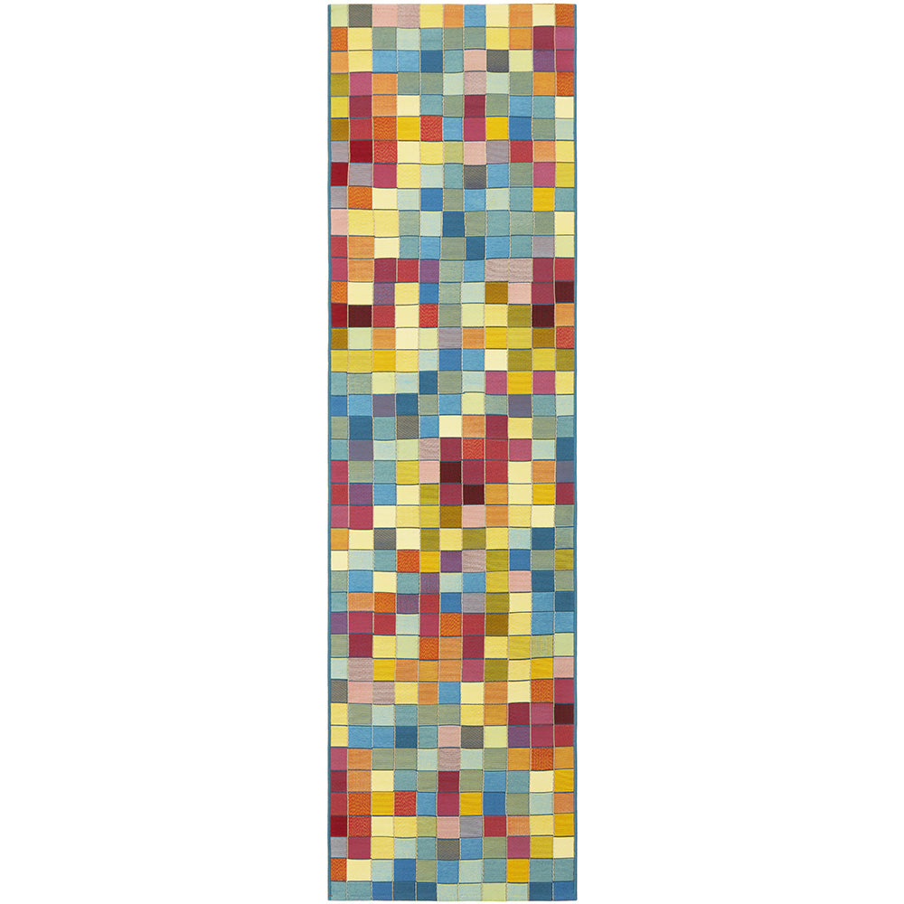 Vista Pixel Multi Colour : Runner Rug