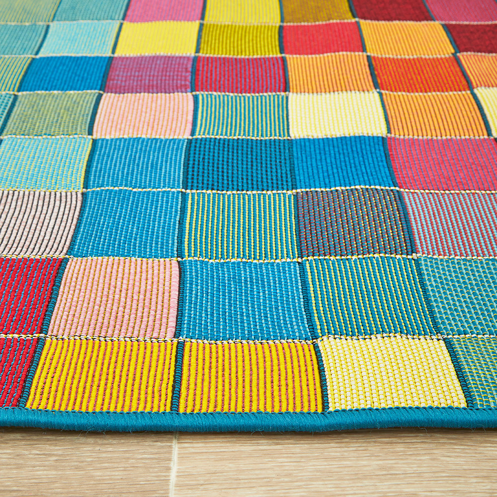 Vista Pixel Multi Colour : Runner Rug