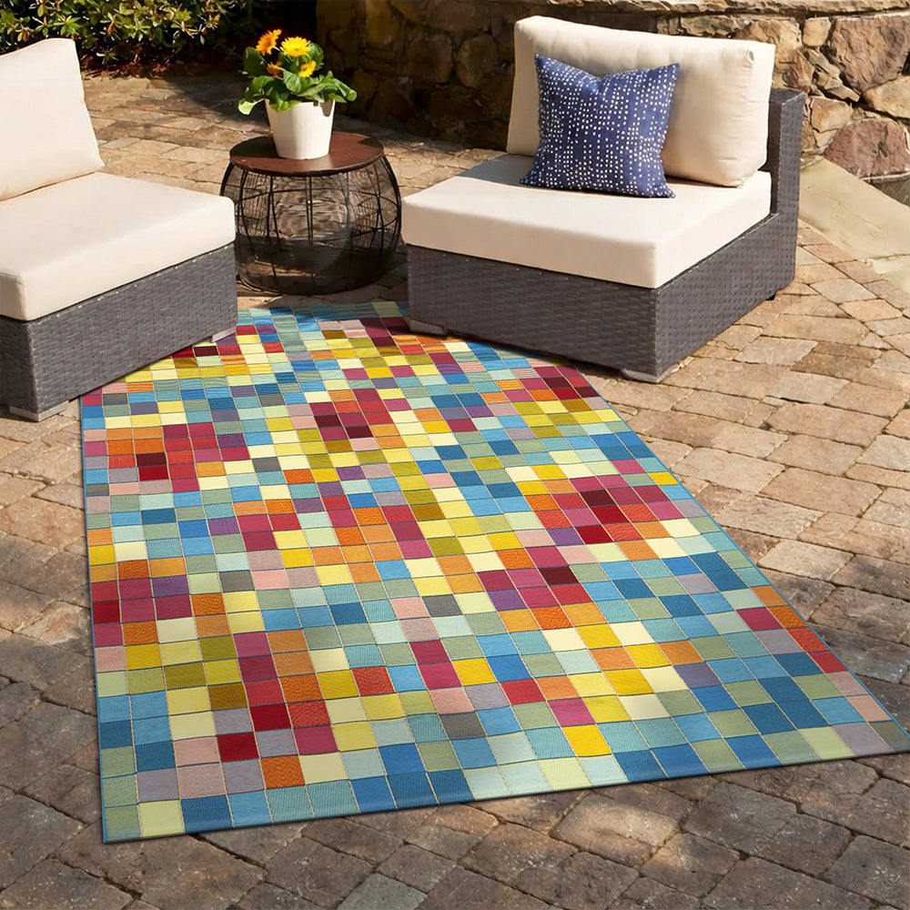 Vista Pixel Multi Colour Rug