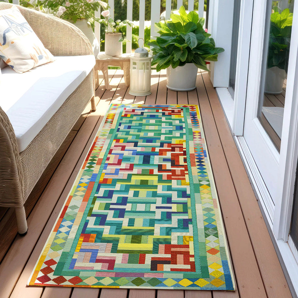 Vista Tala Multi Colour : Runner Rug