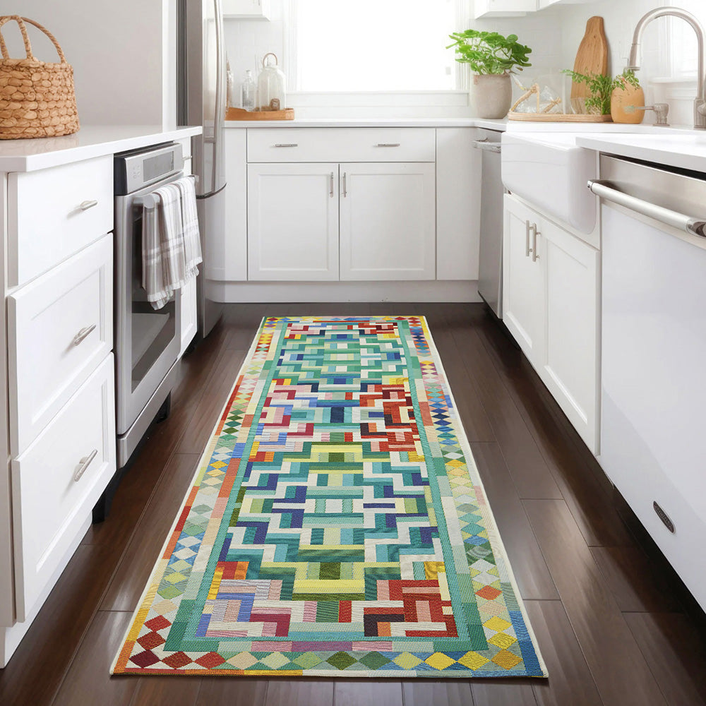Vista Tala Multi Colour : Runner Rug