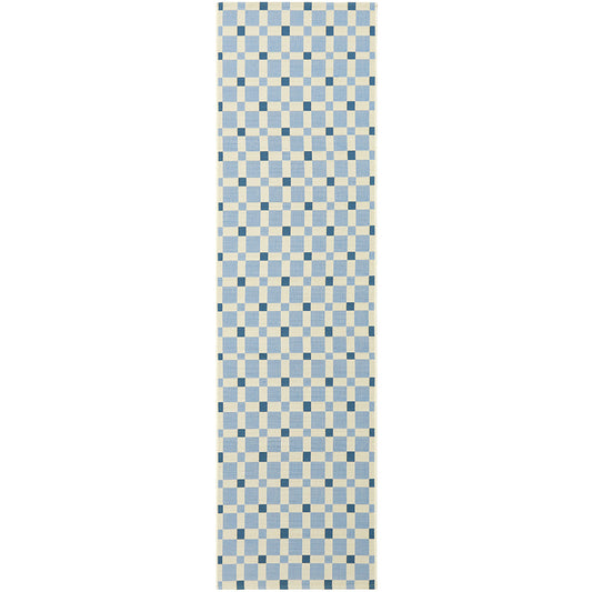 Vista Tito Blue Colour : Runner Rug