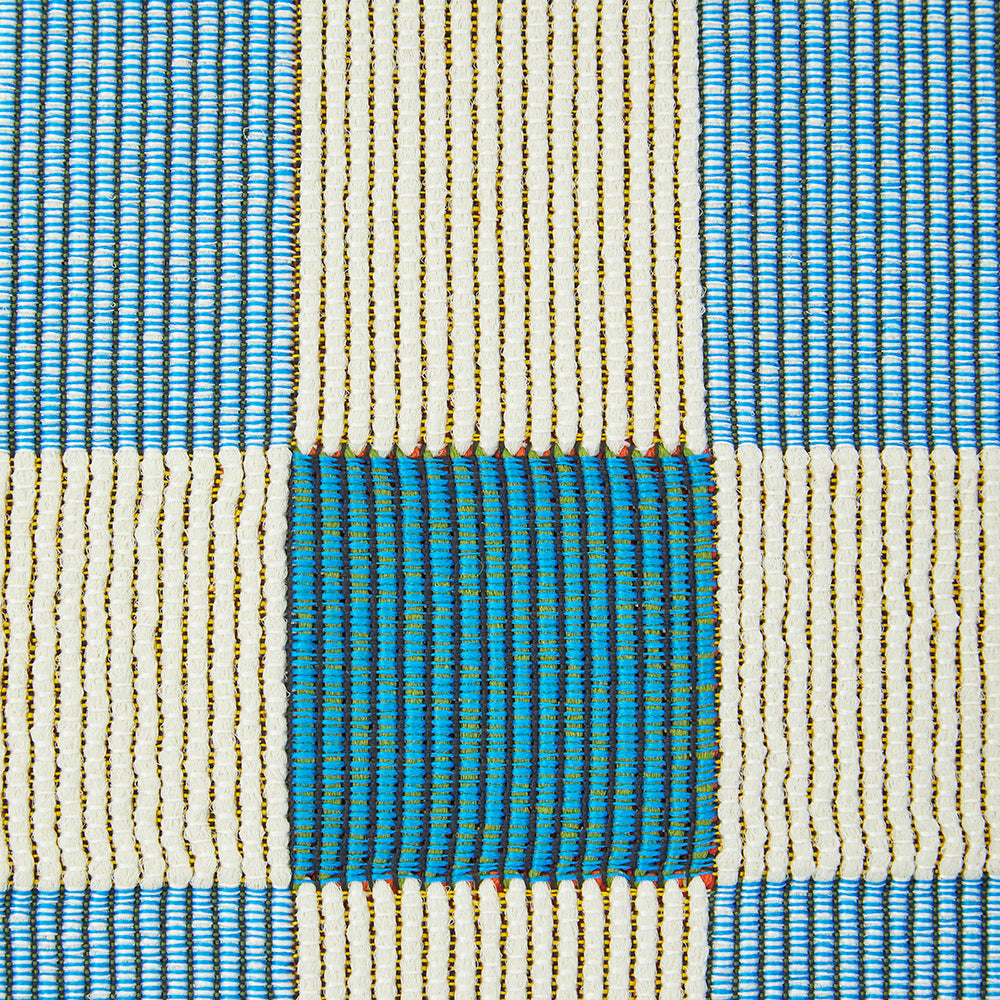 Vista Tito Blue Colour : Runner Rug