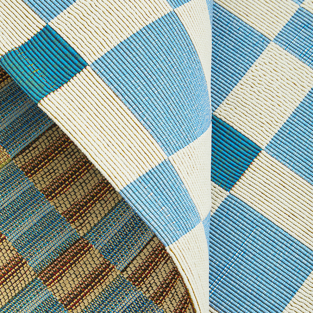 Vista Tito Blue Colour : Runner Rug