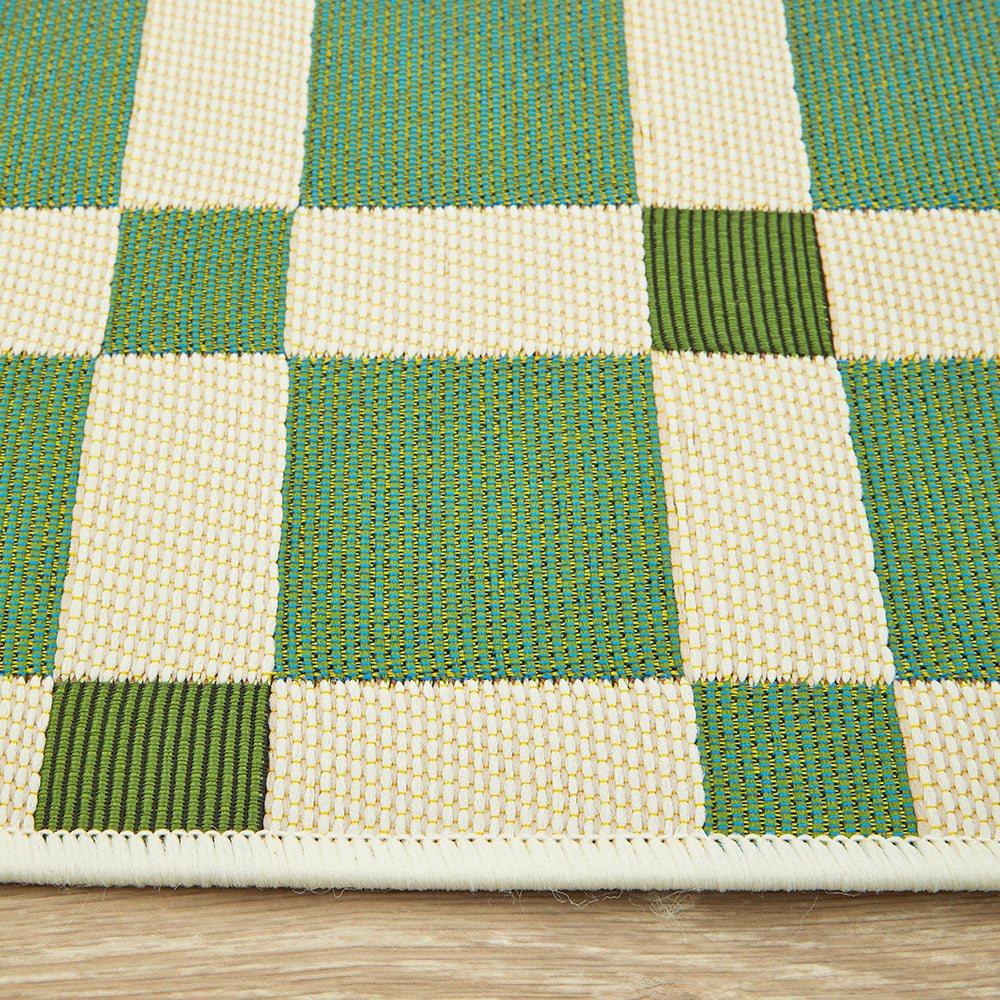 Vista Tito Green Colour : Runner Rug