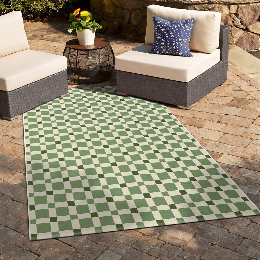 Vista Tito Green Colour Rug
