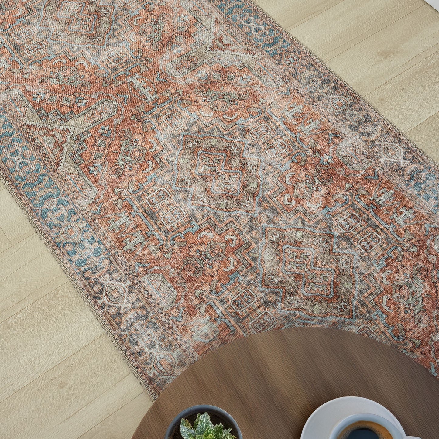 Vintage Terra in Multi Colour : Runner Rug