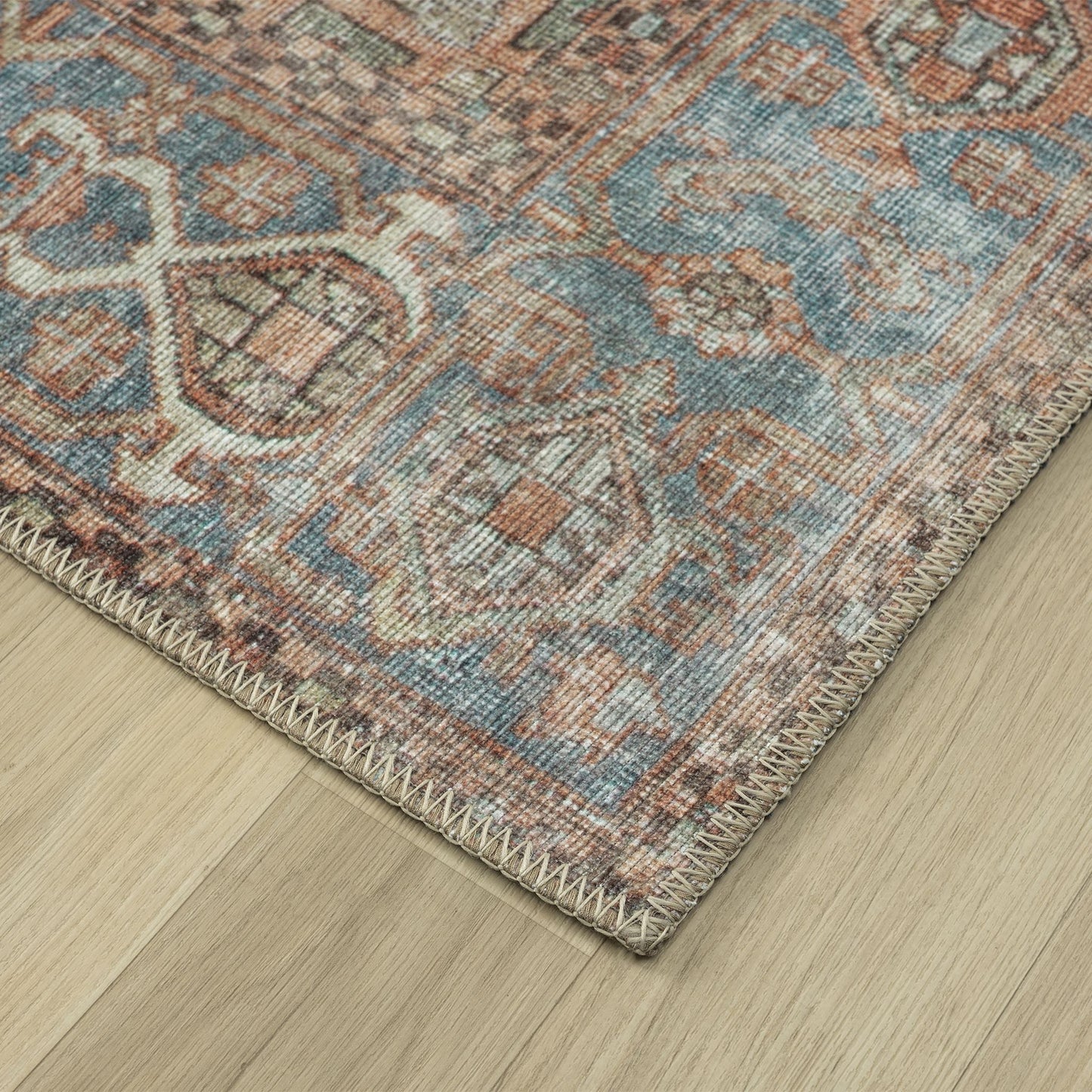 Vintage Terra in Multi Colour : Runner Rug