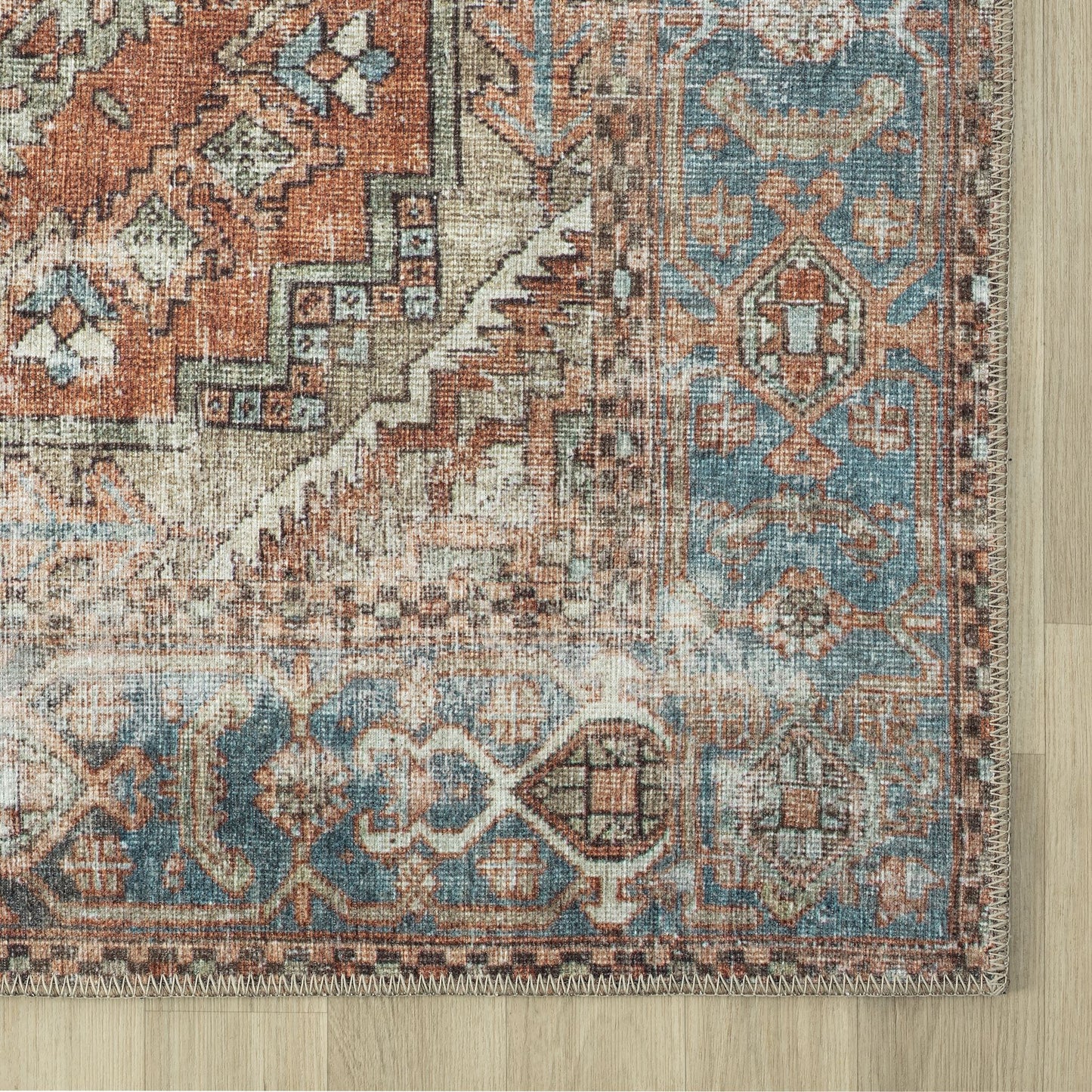 Vintage Terra in Multi Colour : Runner Rug