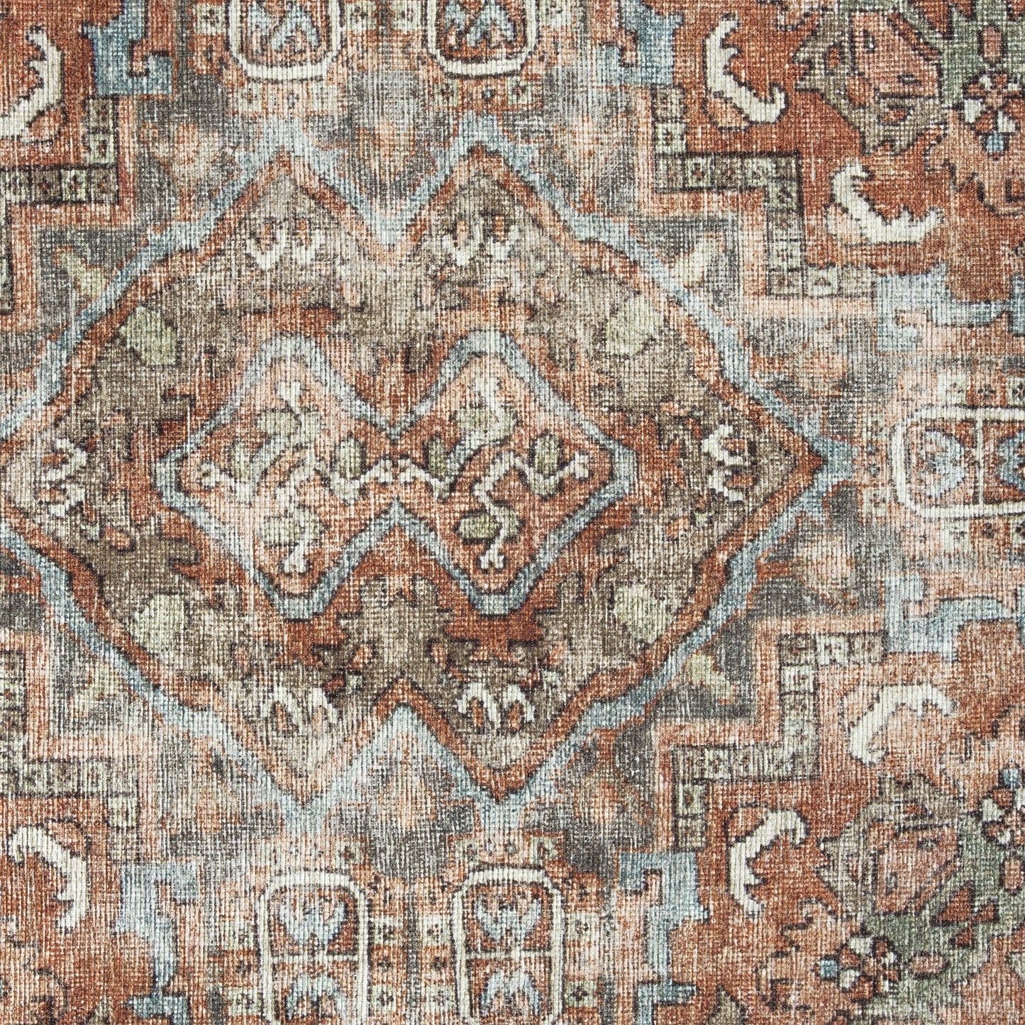 Vintage Terra in Multi Colour : Runner Rug