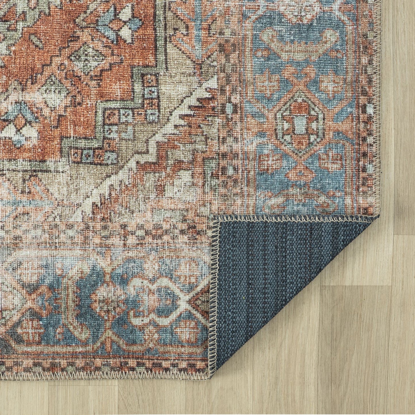 Vintage Terra in Multi Colour : Runner Rug
