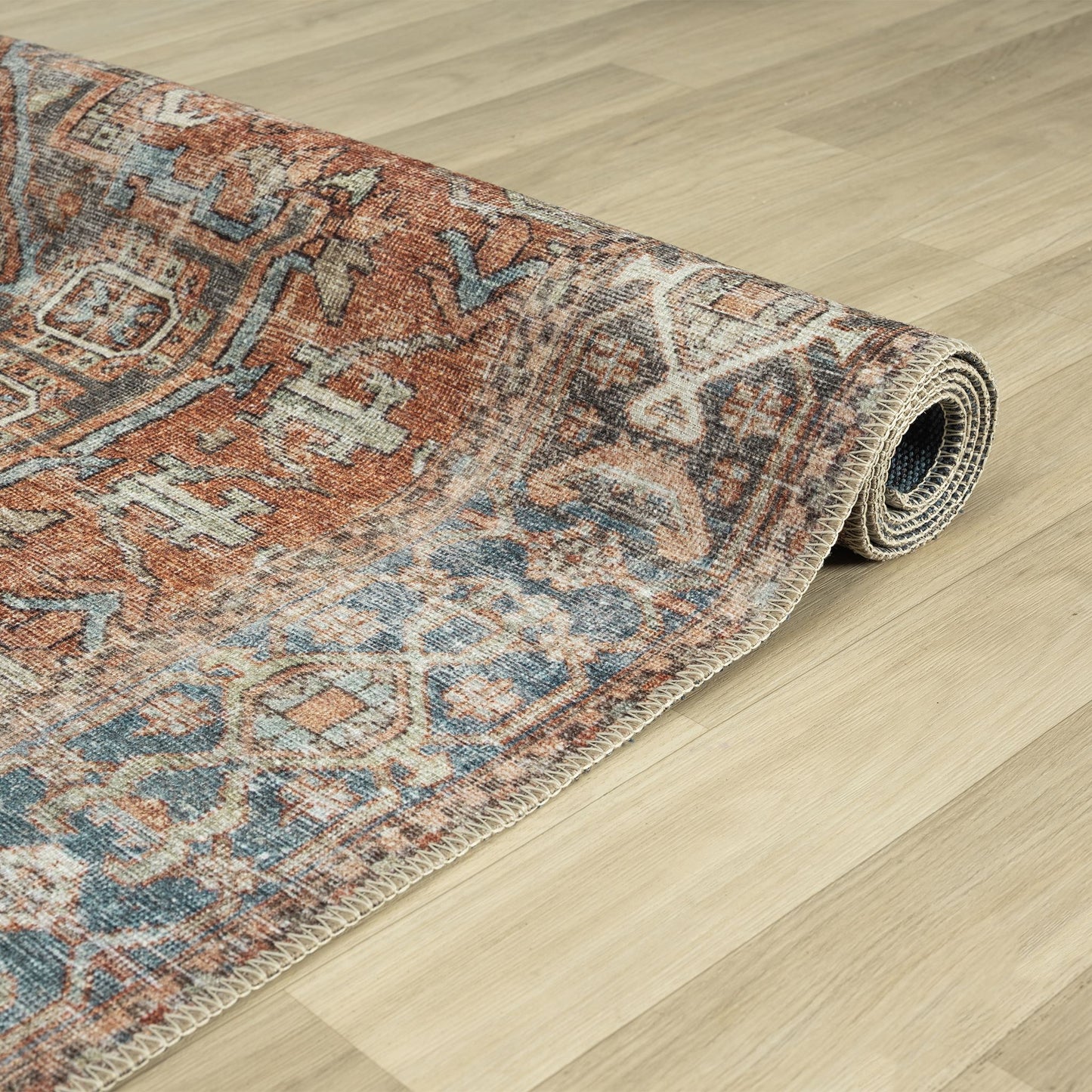 Vintage Terra in Multi Colour : Runner Rug