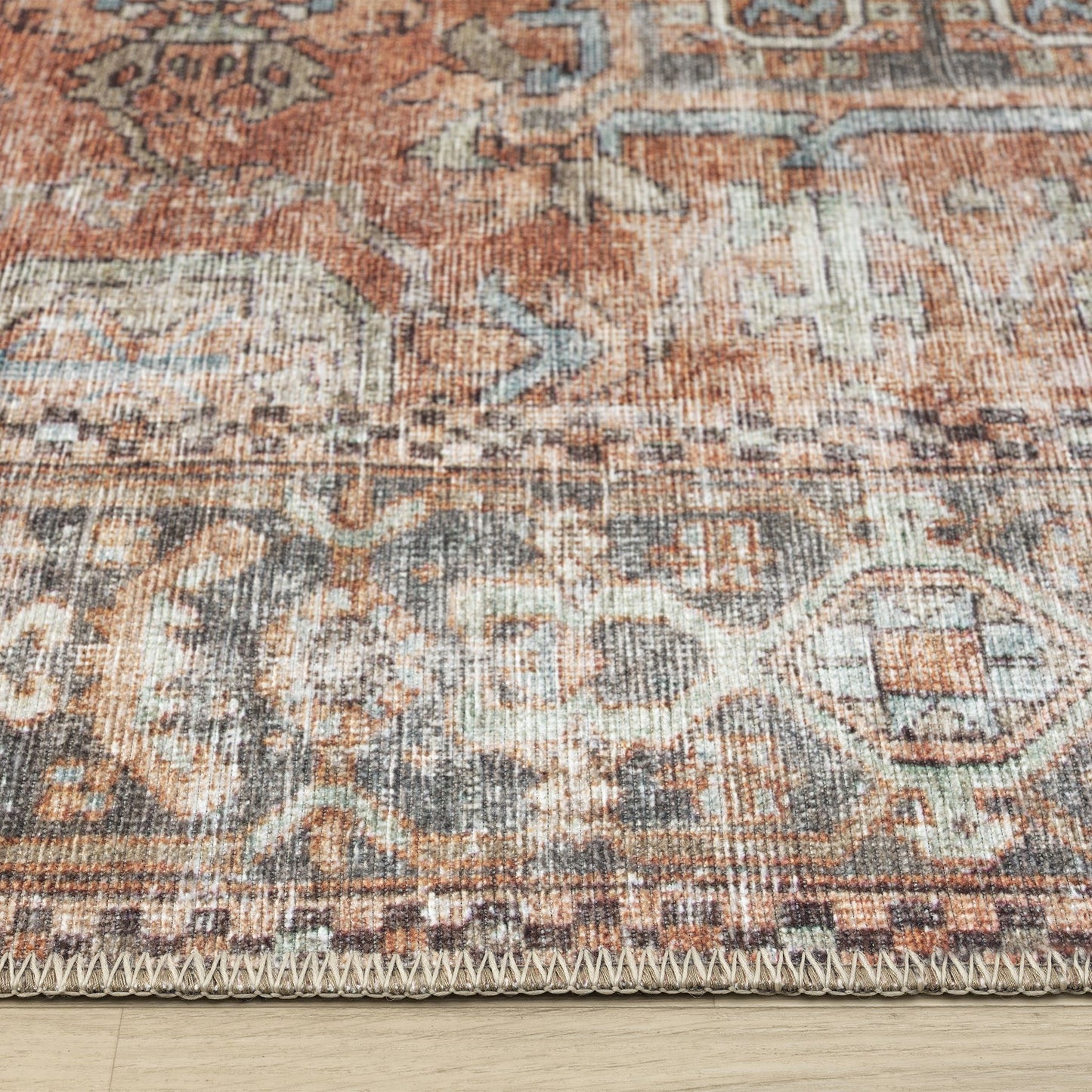 Vintage Terra in Multi Colour : Runner Rug