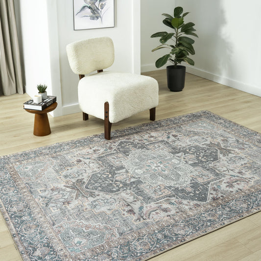 Vintage Slate in Multi Colour Rug