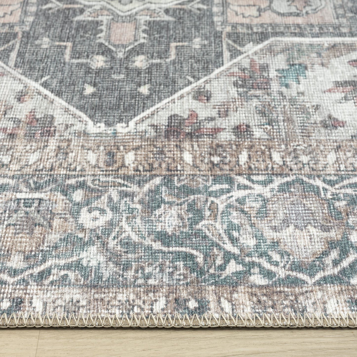 Vintage Slate in Multi Colour Rug