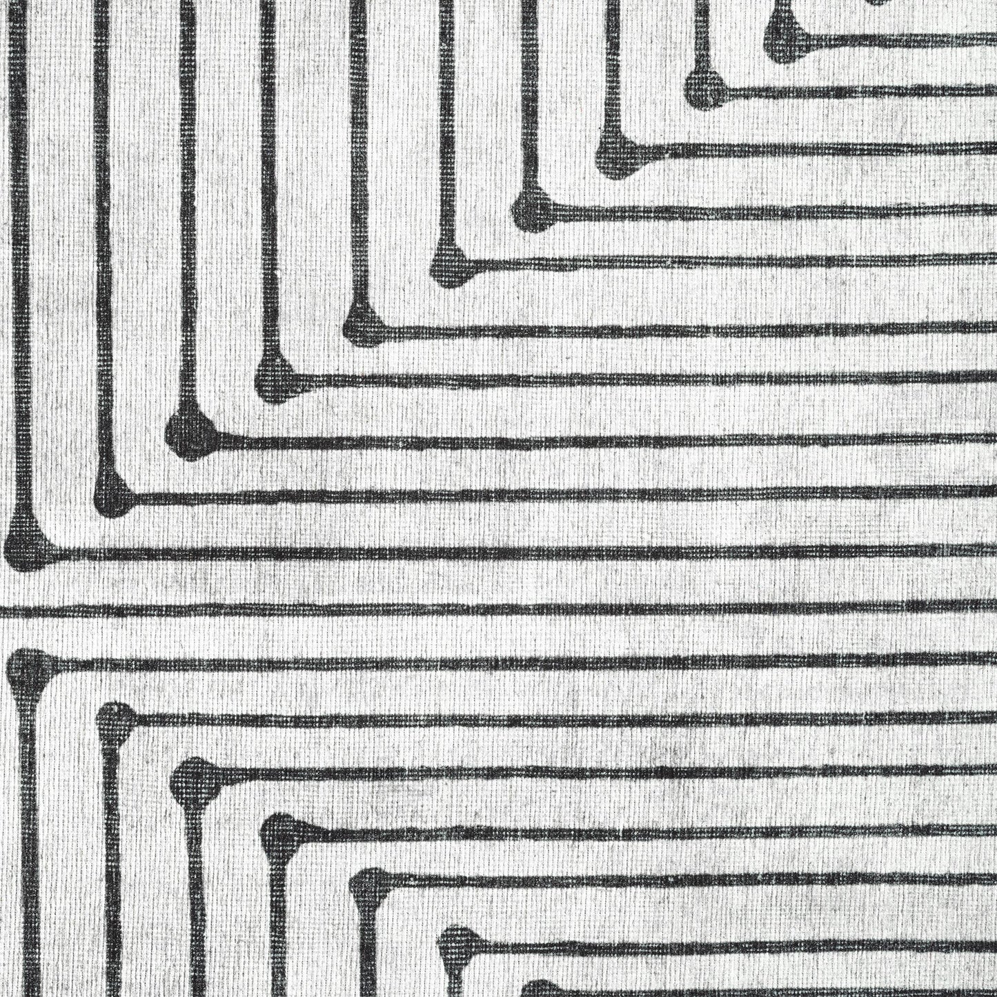 Vintage Stone in Black and White Colour Rug