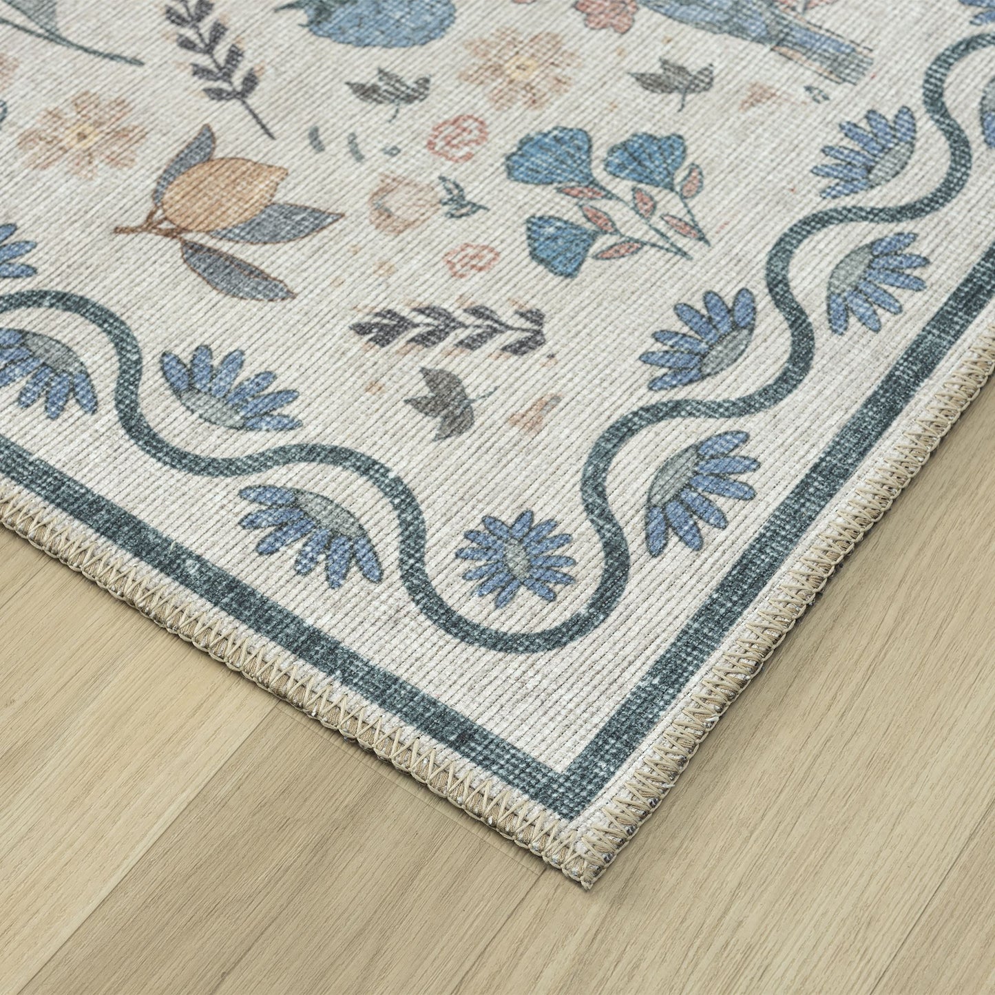 Vintage in Pebble Multi Colour : Runner Rug