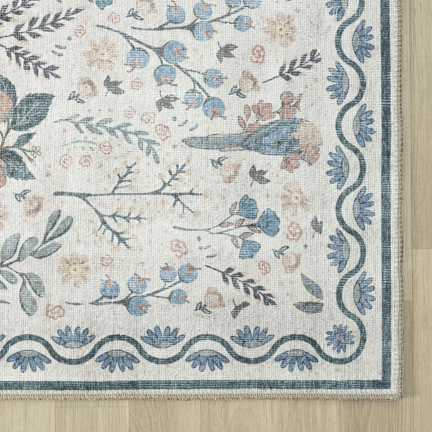 Vintage in Pebble Multi Colour : Runner Rug