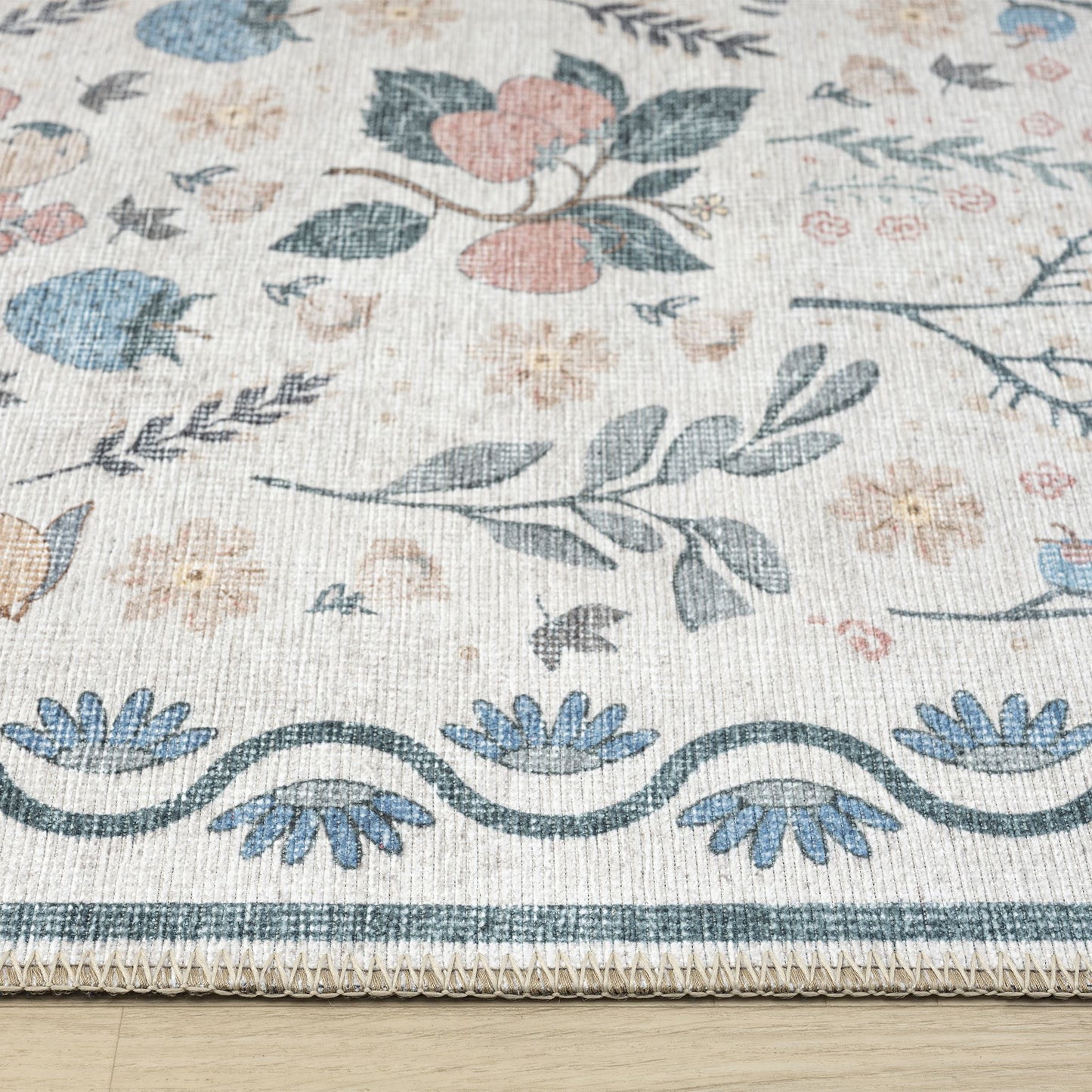 Vintage in Pebble Multi Colour : Runner Rug