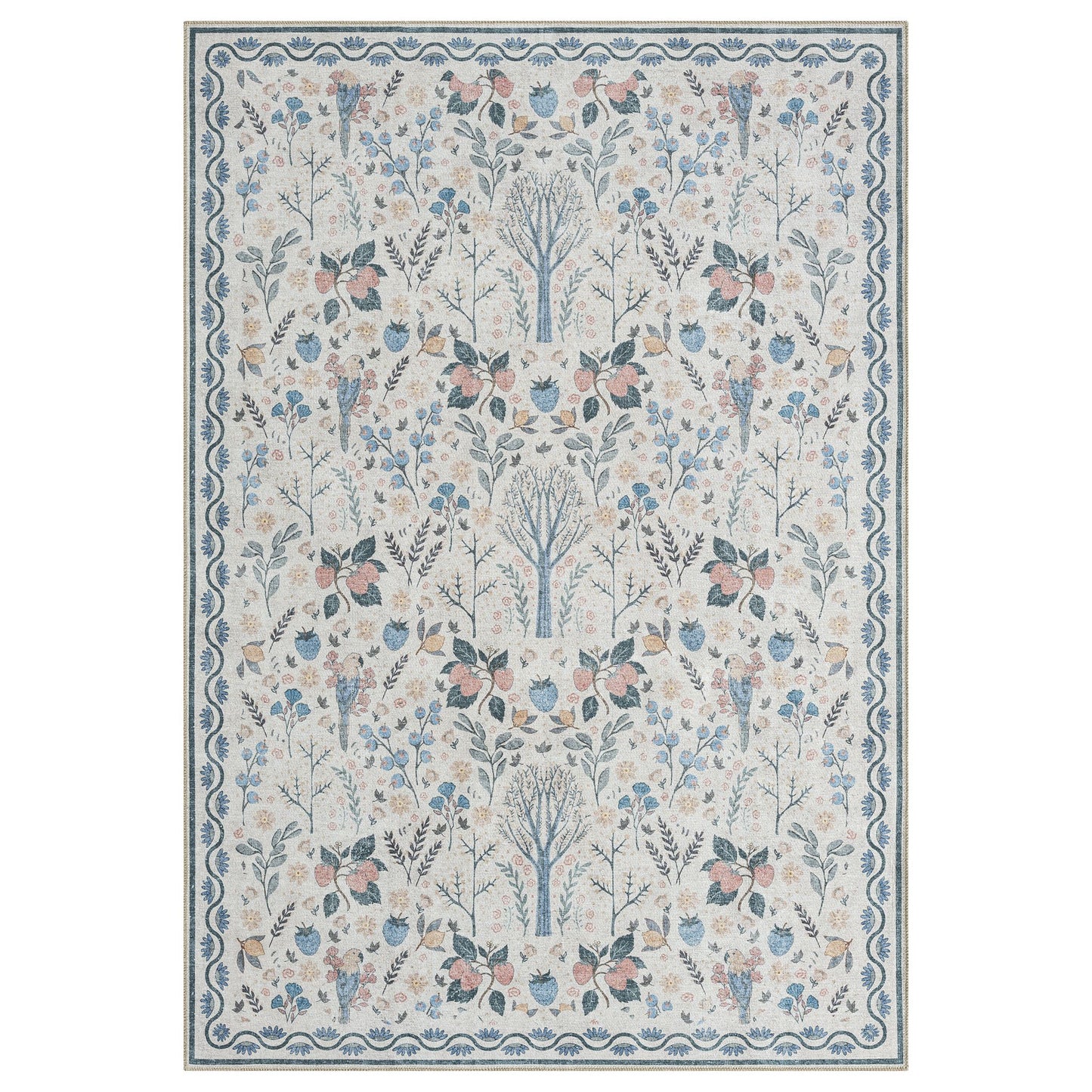 Vintage Pebble in Multi Colour Rug