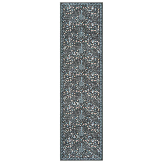 Vintage in Charcoal Colour : Runner Rug