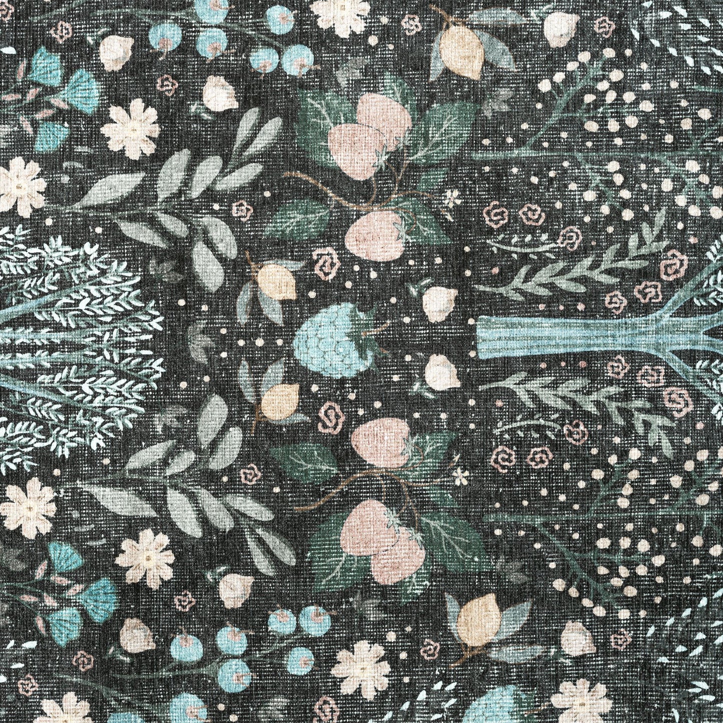 Vintage in Charcoal Colour Rug