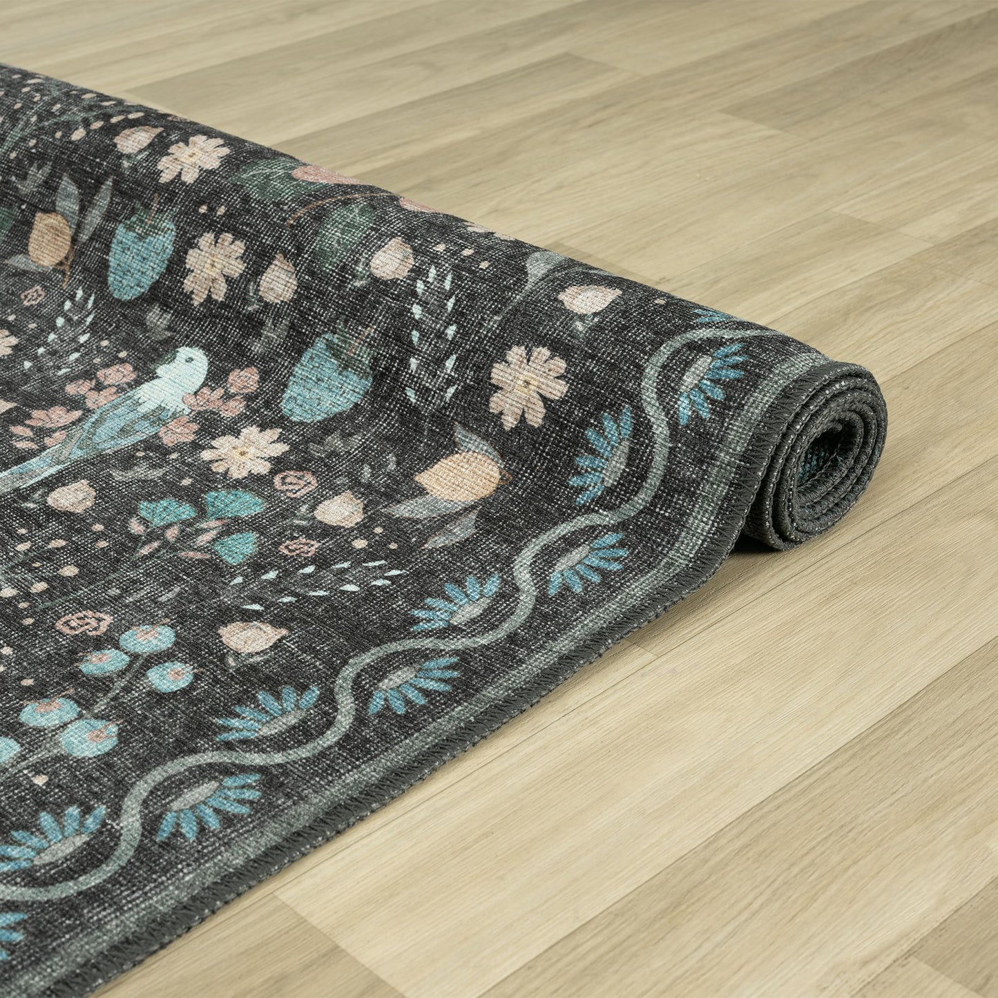 Vintage in Charcoal Colour Rug