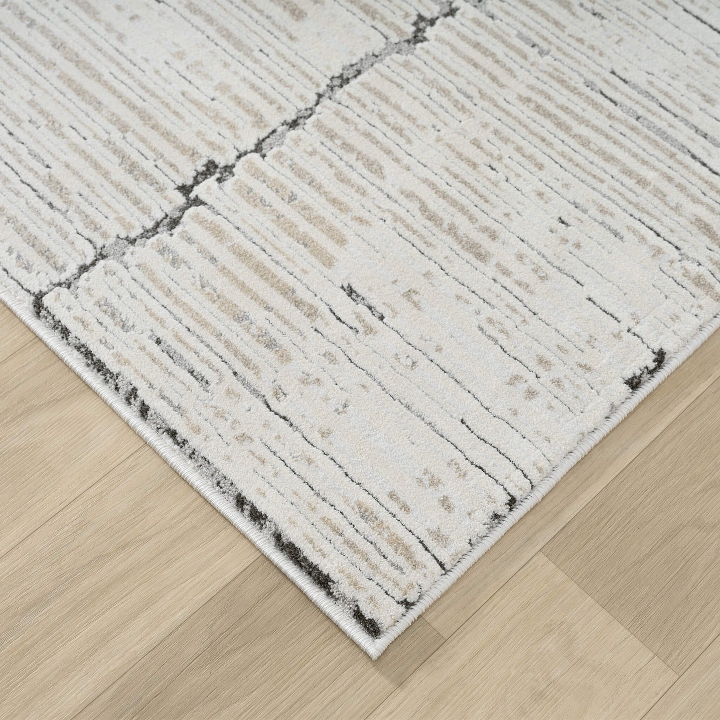 Weston Stone in Cream Colour : Runner Rug