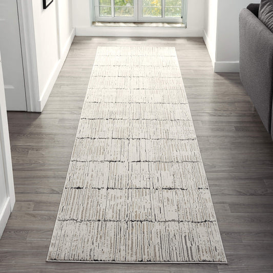 Weston Stone in Cream Colour : Runner Rug