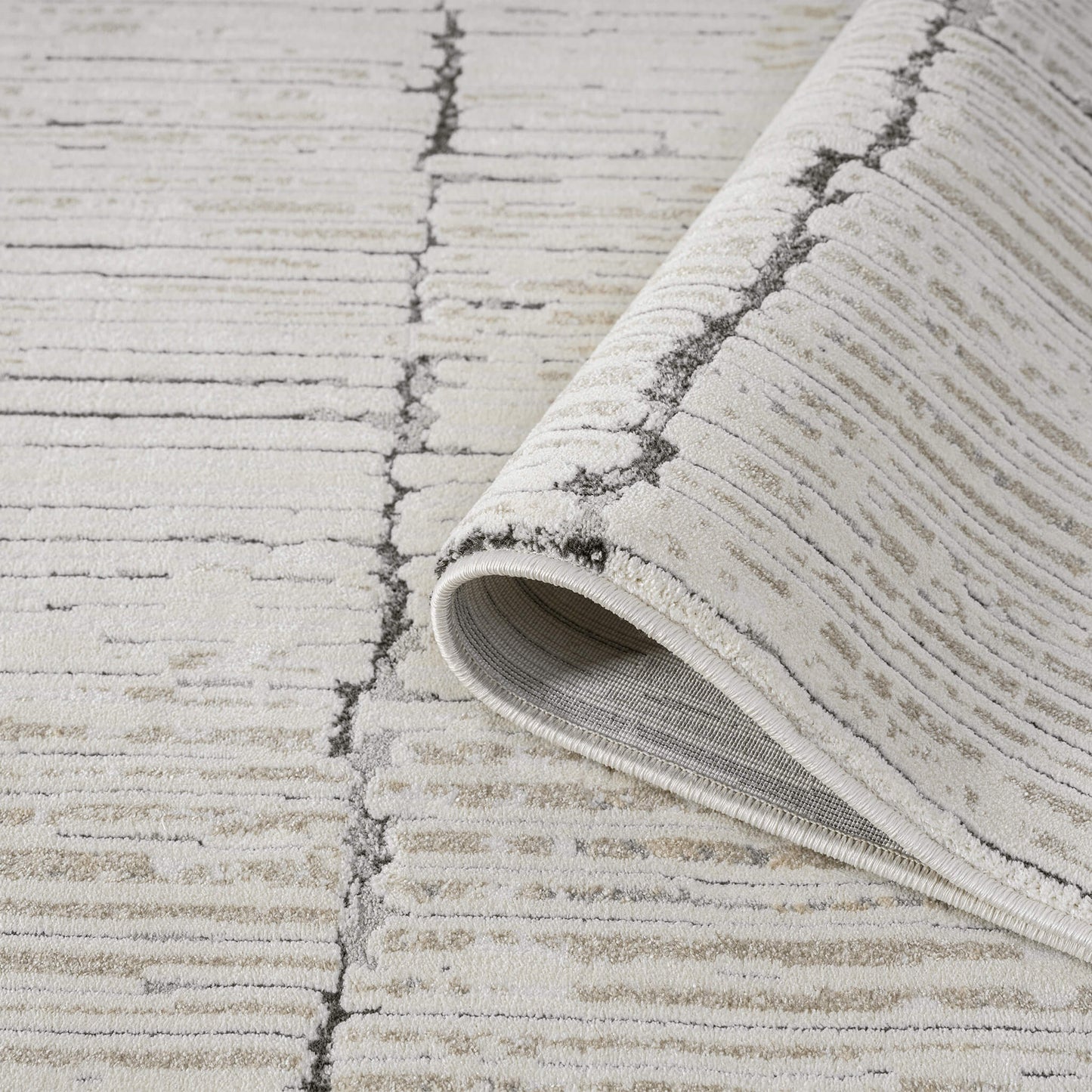 Weston Stone in Cream Colour : Runner Rug