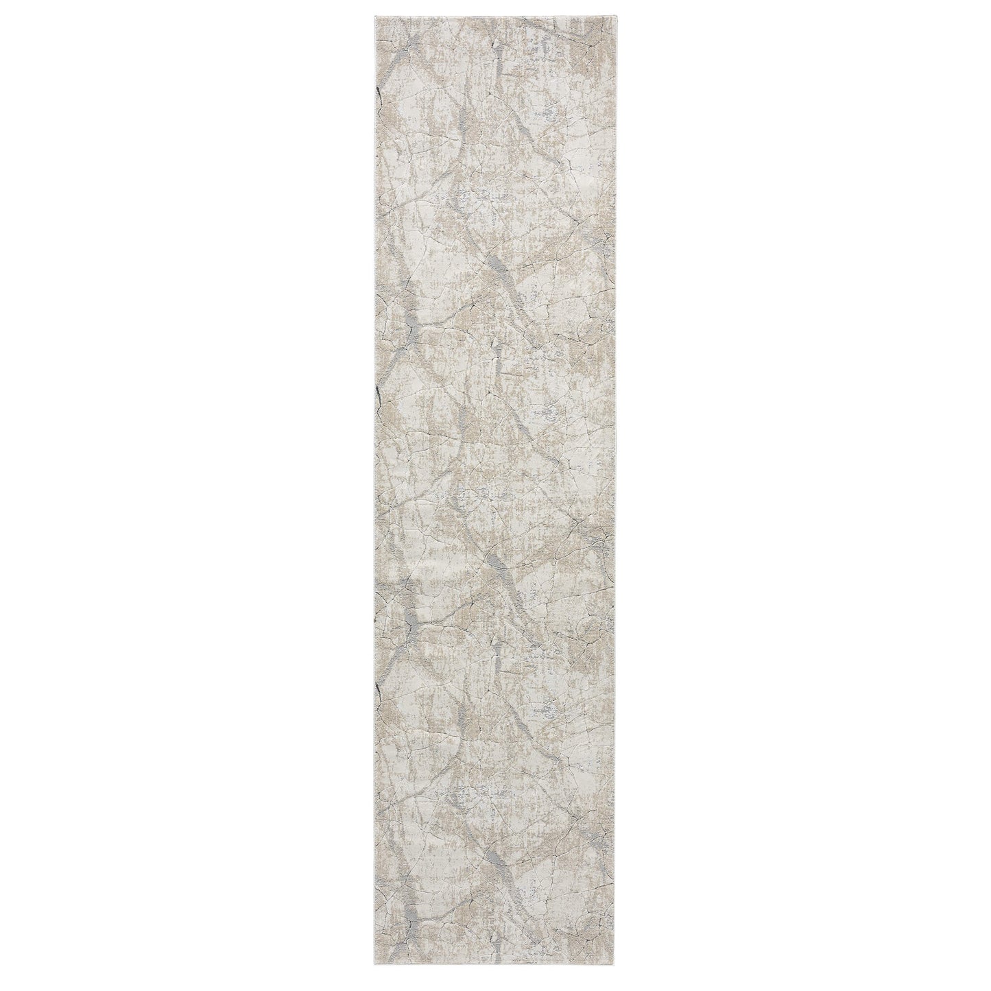 Weston Pebble in Cream Colour : Runner Rug