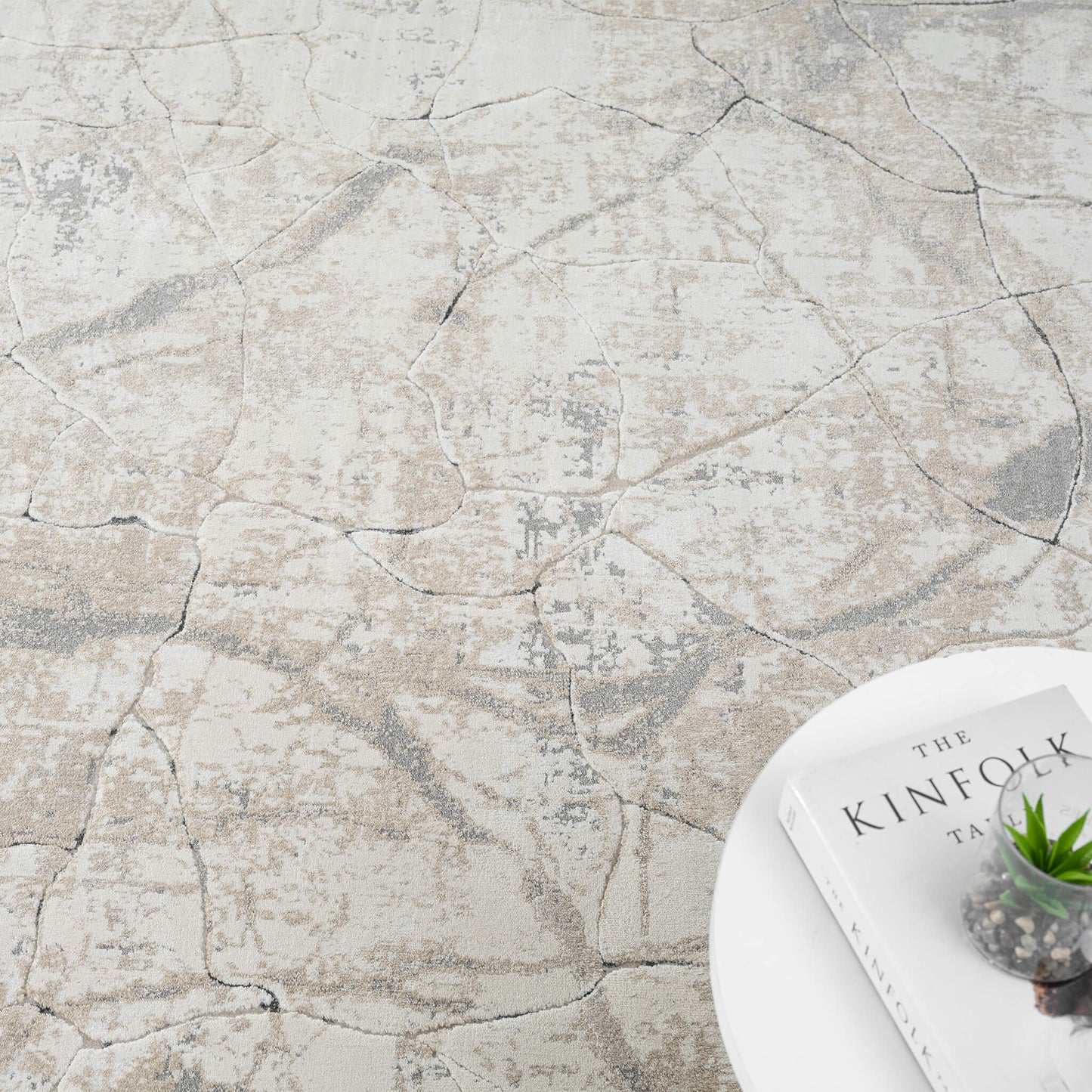 Weston Pebble in Cream Colour Rug