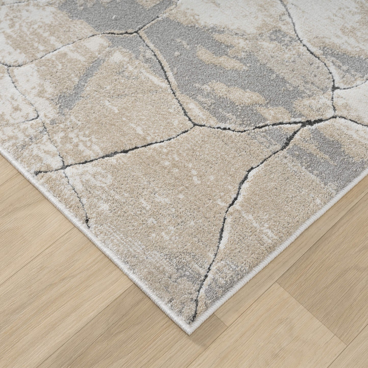 Weston Pebble in Cream Colour Rug