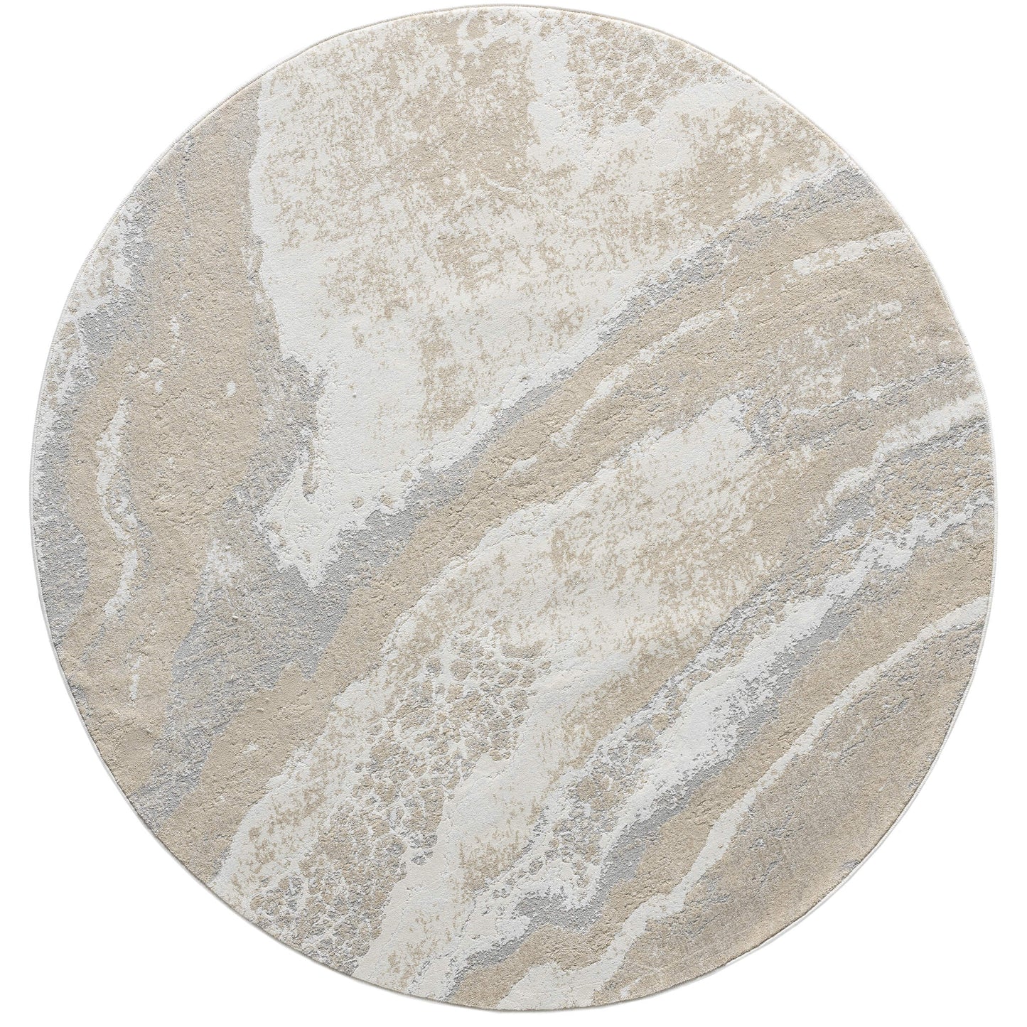 Weston Slate in Beige Colour : Round Rug