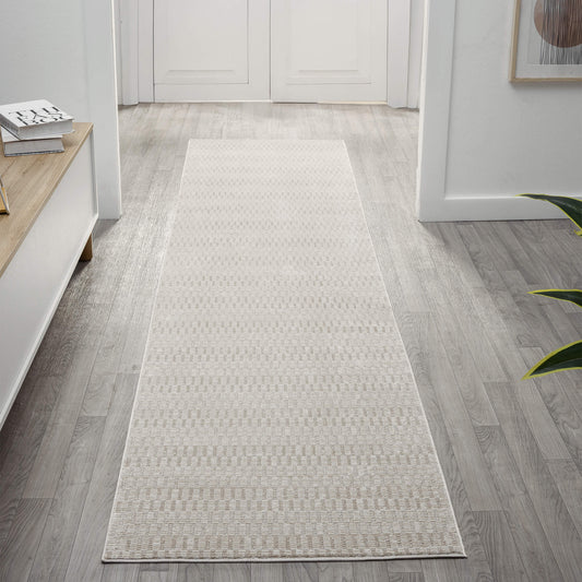 Weston Vanilla in Beige Colour : Runner Rug