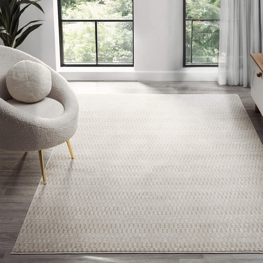Weston Vanilla in Beige Colour Rug