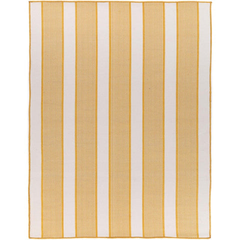 Miami Lemon Stripe Indoor Outdoor Rug