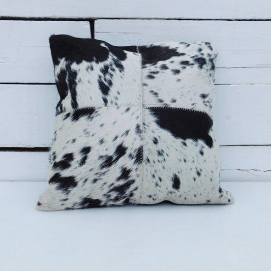 Exotic Cowhide Cushion Pillowcases Brown, Leather Cushion, Black and White 40*40cm Gift | Christmas Decor Cushion Pillow Covers