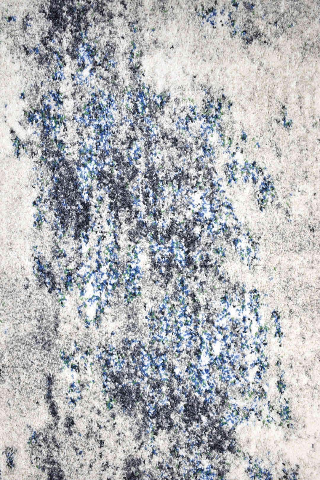 Francis Textured in Blue : Runner Rug