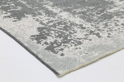 Rustic Abstract 2 In 1 Reversible In Grey Rug