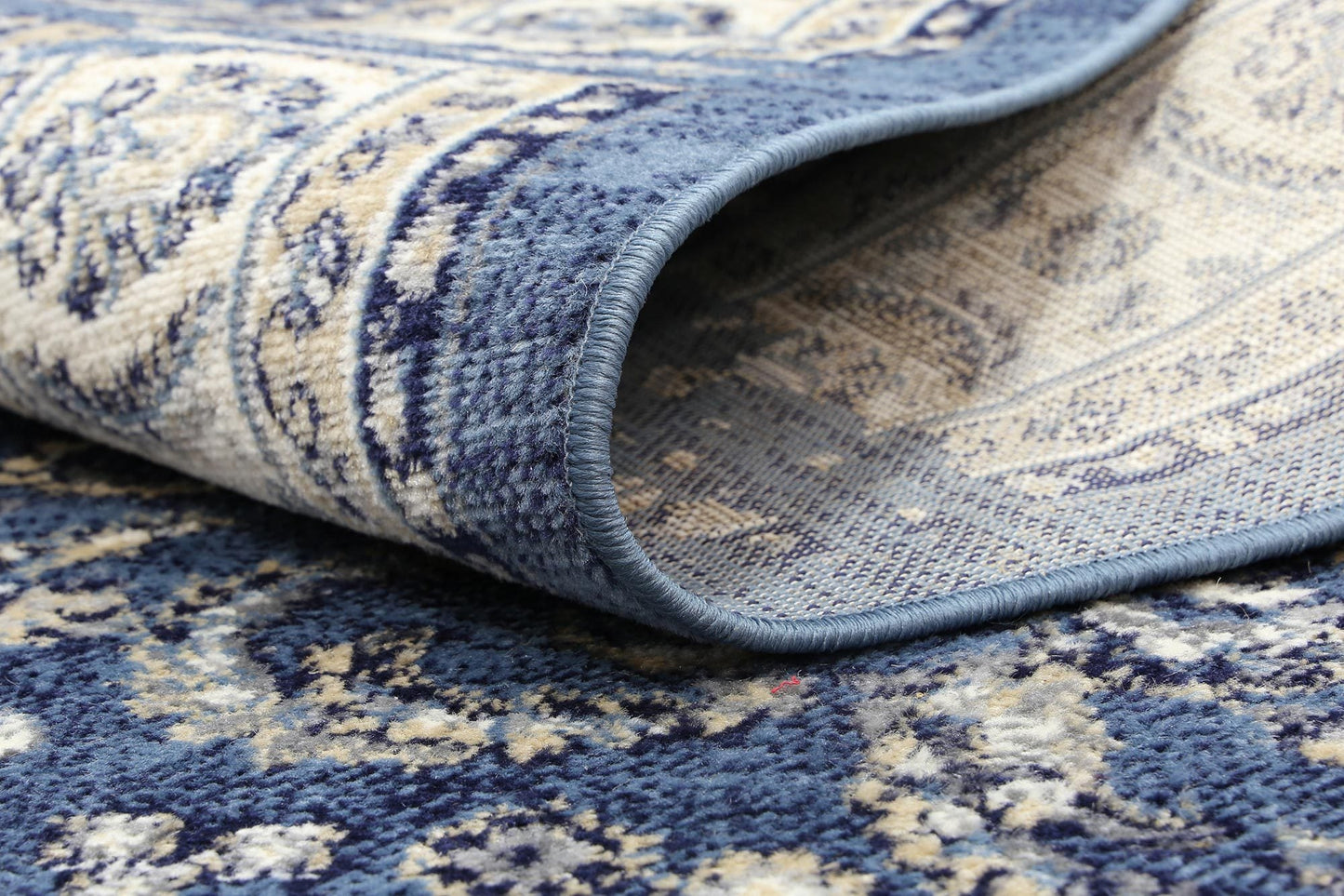 Arya Distressed in Forest Navy Rug
