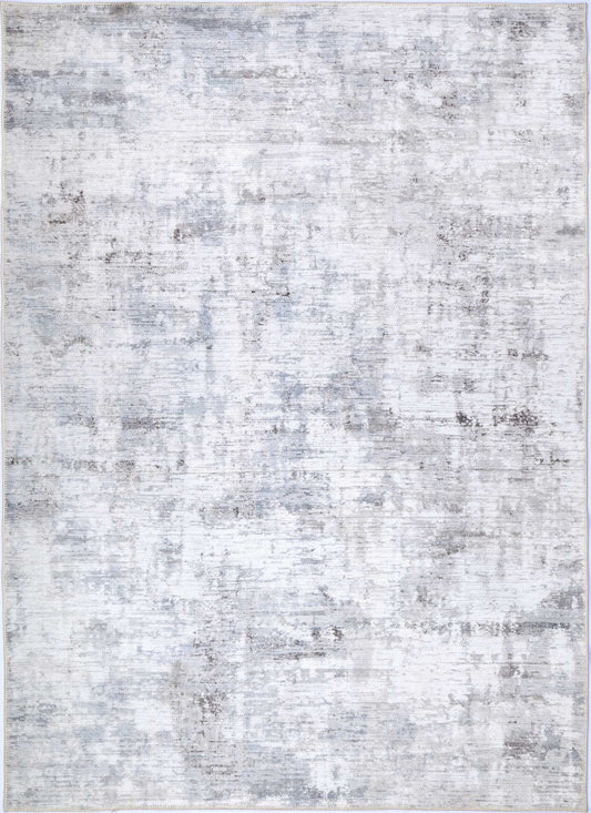 Abstract Evalina In Grey Rug