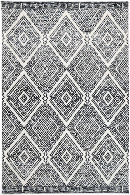 Alayah Diamond in Anthracite Rug
