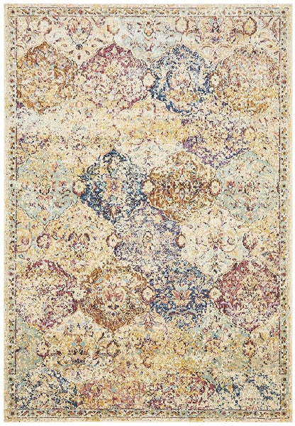 Anastasia in Ivory And Multicoloured Rug