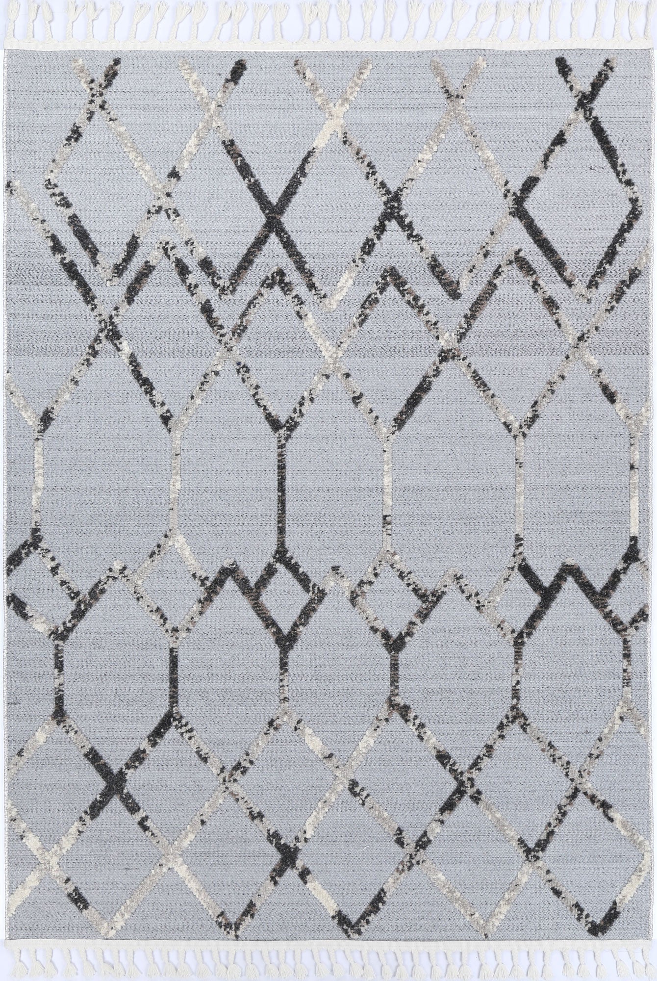 Nefeli Diamond Anthrasite Rug