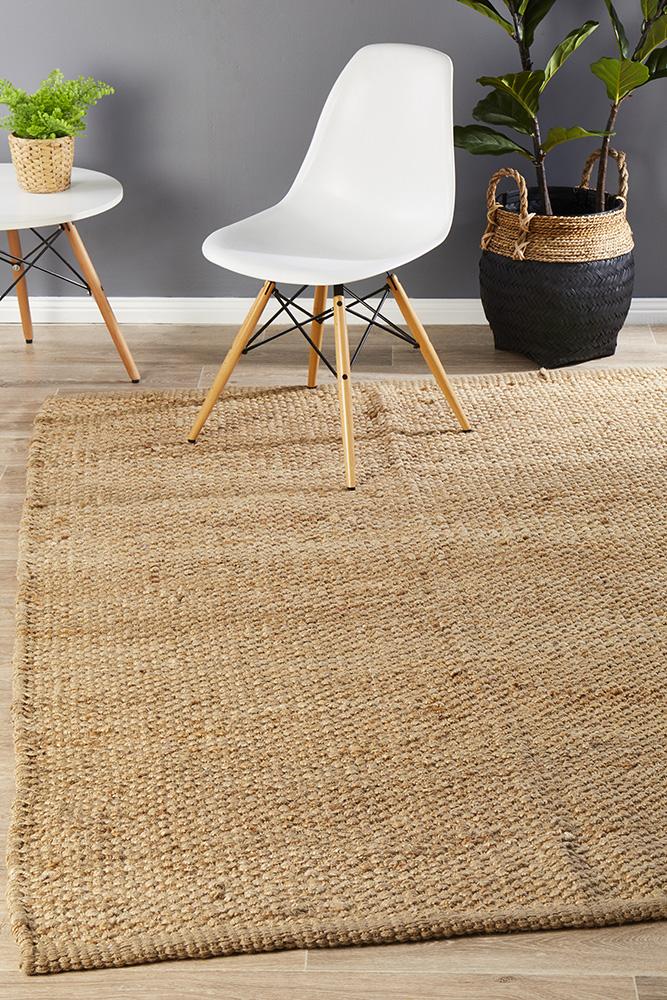 Jute Basket Weave in Natural Rug – Cheapest Rugs Online