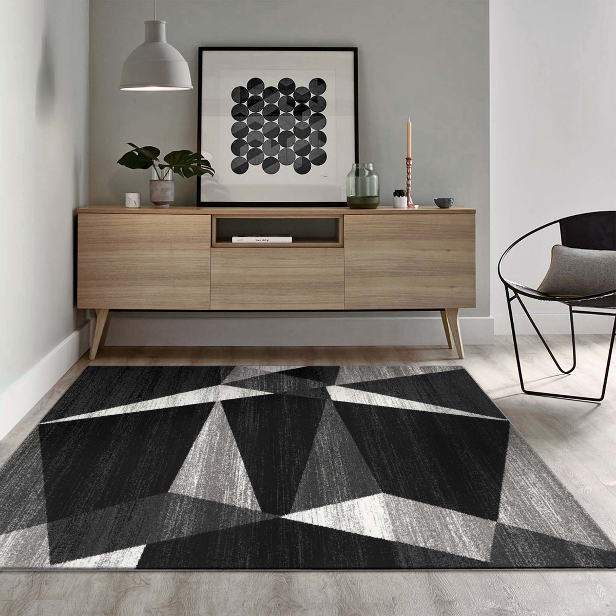 Adore'S Grey Dimensional Rugs - Cheapest Rugs Online
