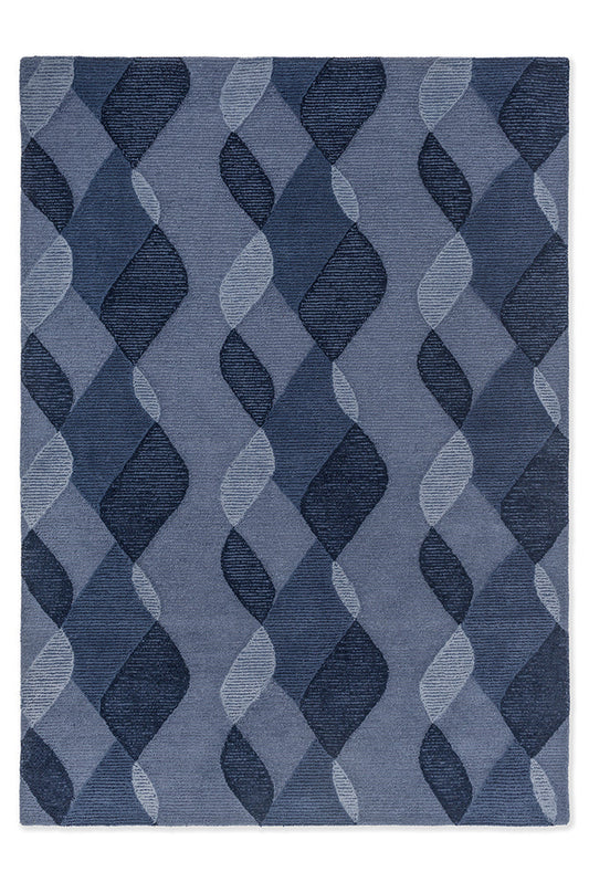 Brink & Campman 098208 Decor Riff Water In Blue Rug